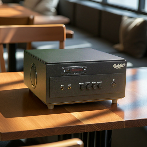 Amply A154PU_SG Bluetooth (150w, đủ kết nối Bluetooth, RCA, AV, USB)