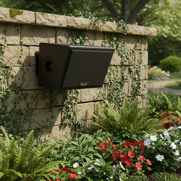 Loa Goldsound vệ tinh sân vườn Goldsound V50NT SG PU (ngoài trời)(số lượng 01 loa), công suất 50w, thiết kế chống nước, loa bass 4 inch, treble 2 inch, kích thước rộng 26 cm, cao 17 cm, sâu 20 cm, phủ da cao cấp, bảo hành 12 tháng.