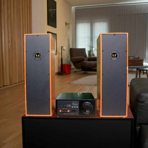 Dàn loa cây karaoke gia đình V610 Grand ( 01 âm ly 380w + cặp V610)