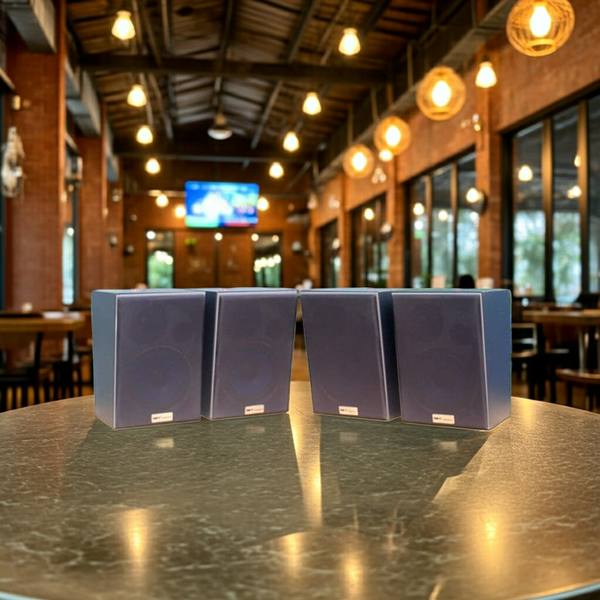 Gold4Cafe V50 (Từ 50 - 150m2) Cho Quán Cafe, Nhà Hàng, Quán Ăn, Spa, Khu Tập Gym ( 01 amply A400 + 04 loa vt V50)