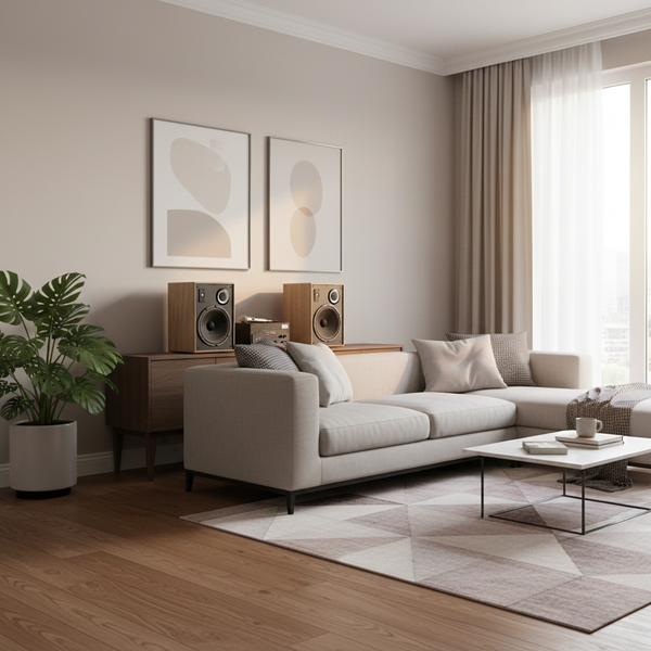 Dàn loa karaoke gia đình: 1 Amply A907 + 2 V231 + Micro dây