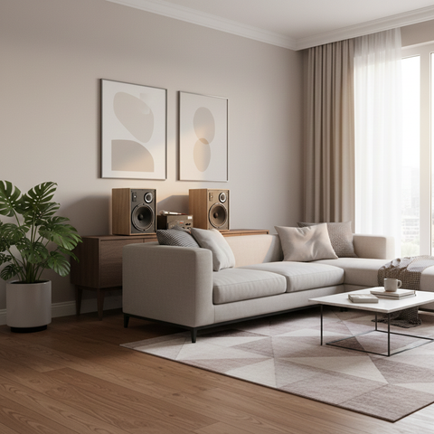 Dàn loa karaoke gia đình: 1 Amply A907 + 2 V231 + Micro dây