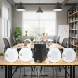 Loa âm trần thông báo, phát nhạc nền tự động: Amply AMT154 + 4 VAT28, loa được thiết kế riêng cho quán, bật lớn không tạp âm, miễn phí công lắp đặt, bảo hành dài hạn 5 năm.