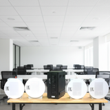 Loa âm trần thông báo, phát nhạc nền tự động: Amply AMT154 + 4 VAT28, loa được thiết kế riêng cho quán, bật lớn không tạp âm, miễn phí công lắp đặt, bảo hành dài hạn 5 năm.