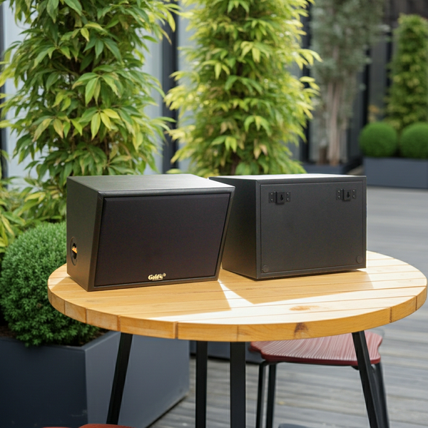 Loa Goldsound V130NT_TH-PU(Số lương 1 loa), công suất 130w, loa bass 20cm, treble 3 inch, kích thước rộng 37 cm, cao 27.5 cm, sâu 27 cm, phủ da cao cấp. Bảo hành 12 tháng