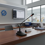 Micro thông báo nhà xưởng, hội trường, toà nhà Mi101 (Micro điện động, để bàn)