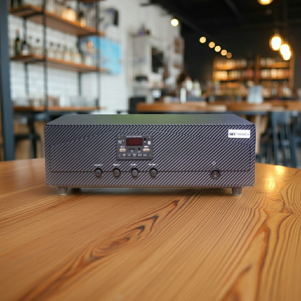 Amply A918 Goldsound (2 phân vùng đầu ra, 1200w, đủ kết nối Bluetooth, RCA, AV, USB)