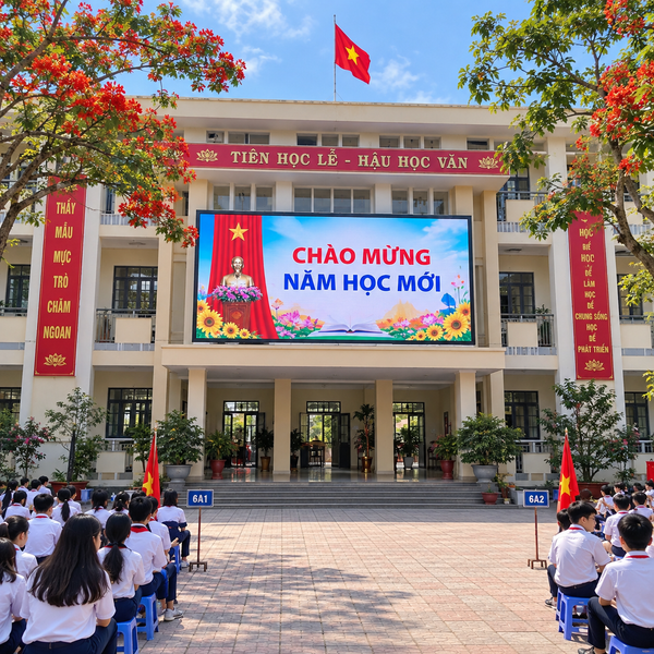 Màn hình LED Trường học, Sân trường, Hội trường - BH 5 năm