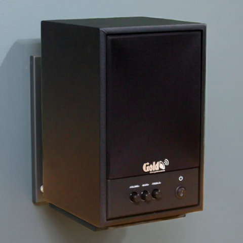 Loa không dây treo tường V57 UHF Goldsound ( 1 chiếc), công suất 57w, loa bass 5 inch, treble 2 inch, kích thước rộng 20 cm, cao 32 cm, sâu 20 cm, phủ da cao cấp, bảo hành dài hạn 5 năm.