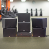 Dàn loa treo tường: Amply A917PU - 2K Goldsound 2 vùng âm lượng 1200w + 6 loa Goldsound V130 - 130w, bật lớn không tạp âm, miễn phí công lắp đặt, bảo hành dài hạn 5 năm