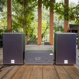 Loa treo tường sân vườn, loa ngoài trời: Amply A917N + 2 V230NT, Amply hai vùng âm lượng, loa được thiết kế riêng, bật lớn không tạp âm, miễn phí công lắp đặt, bảo hành dài hạn 5 năm.