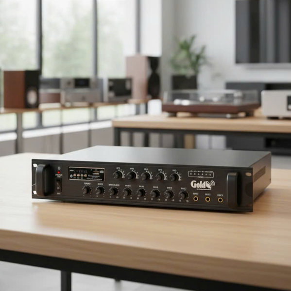 Amply A650F: âm ly phóng thanh (công suất 650w, 5 vùng, bluetooth, USB, SD Card, AUX)