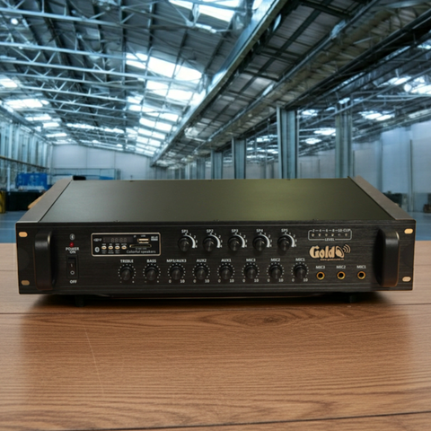 Amply A480F: âm ly phóng thanh (công suất 480w, 5 vùng, bluetooth, USB, SD Card, AUX)
