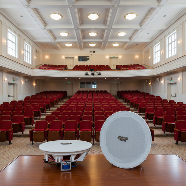 Loa âm trần VAT47 (47w, có gắn biến áp) chuyên cho trung tâm thương mại, khách sạn, toà nhà văn phòng, chung cư, siêu thị, quán cafe, nhà hàng, spa...