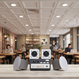 Loa âm trần thông báo, phát nhạc nền tự động: Combo Amply A400+ 4loa âm trần VAT25