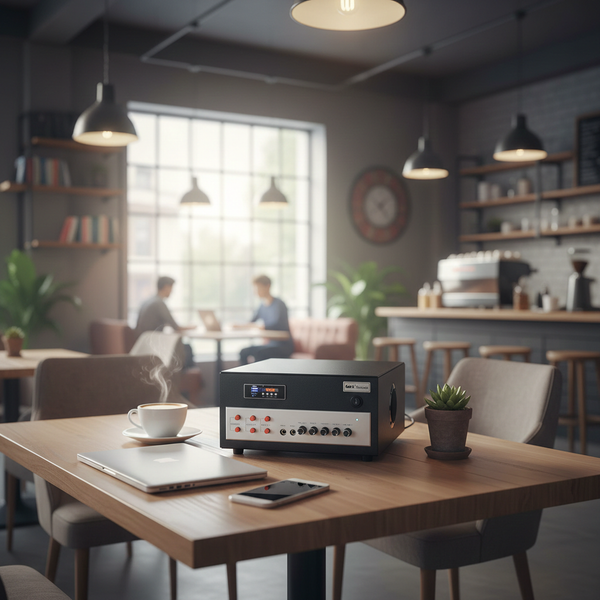 Amply A380 Goldsound (6 phân vùng âm lượng âm thanh)