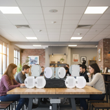 Loa âm trần thông báo, phát nhạc nền tự động: Amply Goldsound A917-4K 4 vùng âm lượng 1500w + 8 loa âm trần Goldsound VAT28 28w thùng gỗ cao cấp, miễn phí lắp đặt, bảo hành 60 tháng.