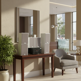 Dàn loa treo tường thông báo phát nhạc nền tự động: Amply A917 + 6 V70C