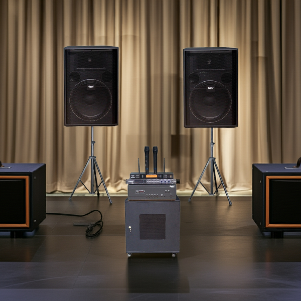 Loa sân khấu E358: Dàn âm thanh sân khấu, sân trường, hội trường