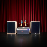 Dàn Karaoke Acoustic:  1 Amply A918 + 2 V231 + 1 vang + 2 Micro không dây - Hàng trưng bày đồng giá cuối năm