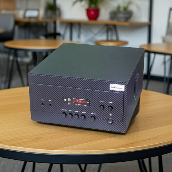 Amply tổng A907_SG (2 phân vùng đầu ra, 900w, đủ kết nối Bluetooth, RCA, AV, USB)