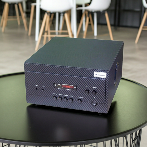 Amply tổng A907_TH (2 phân vùng đầu ra, 900w, đủ kết nối Bluetooth, RCA, AV, USB)