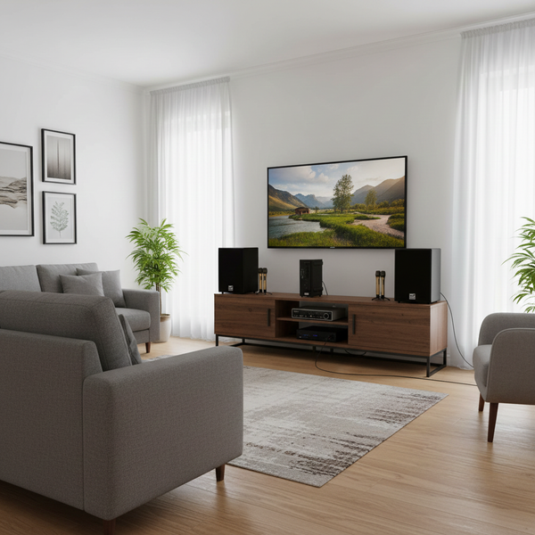 Dàn loa hát karaoke gia đình M230mi (Amply 900w + Loa 230 + 2 Micro không dây)