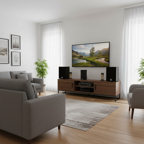 Dàn loa hát karaoke gia đình M230mi (Amply 900w + Loa 230 + 2 Micro không dây)