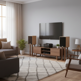 Dàn loa karaoke gia đình: 1 Amply A907 + 2 V231 + Micro dây