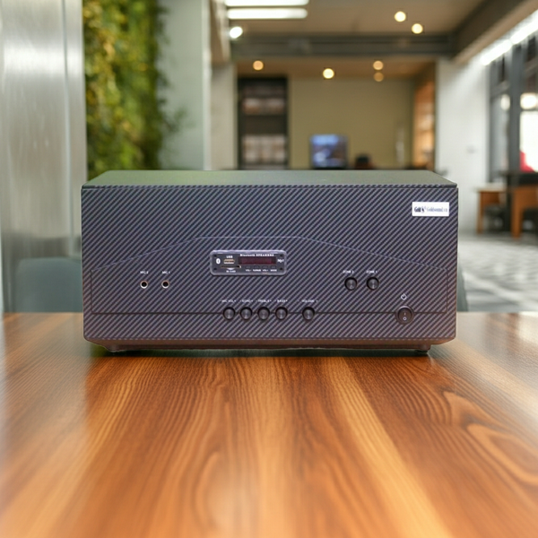 Amply A928-2K Goldsound (công suất 1500w, 2 phân vùng đầu ra, đủ kết nối Bluetooth, RCA, AV, USB)