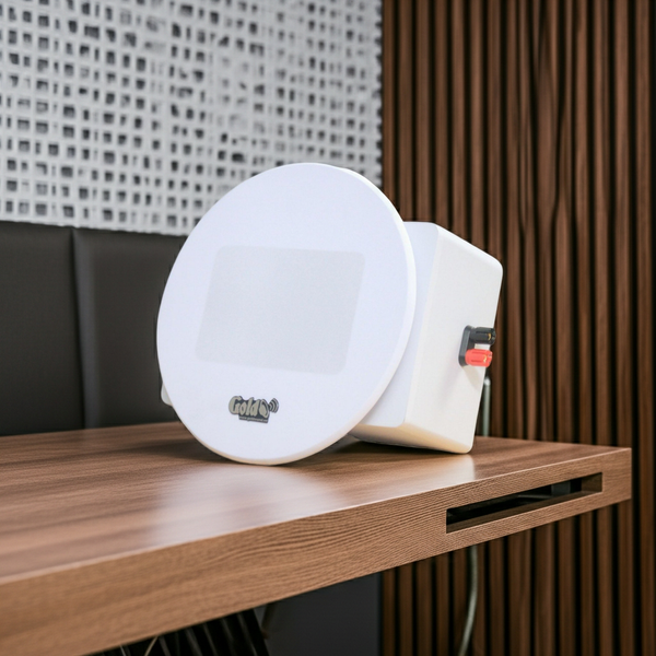 Loa âm trần Goldsound VAT38 (Số lượng 1 loa), công suất 38w, loa bass 4 inch, treble 2 inch, kích thước rộng 25 cm, cao 17 cm, sâu 11 cm, bảo hành dài hạn 5 năm.