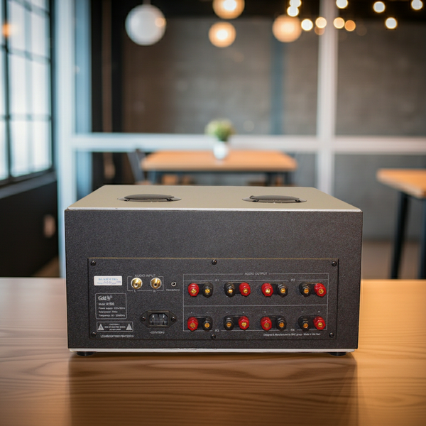 Âm ly 1500w A1500 (Bluetooth, USB, 3.5, AV đầy đủ): Giải pháp âm thanh đa vùng