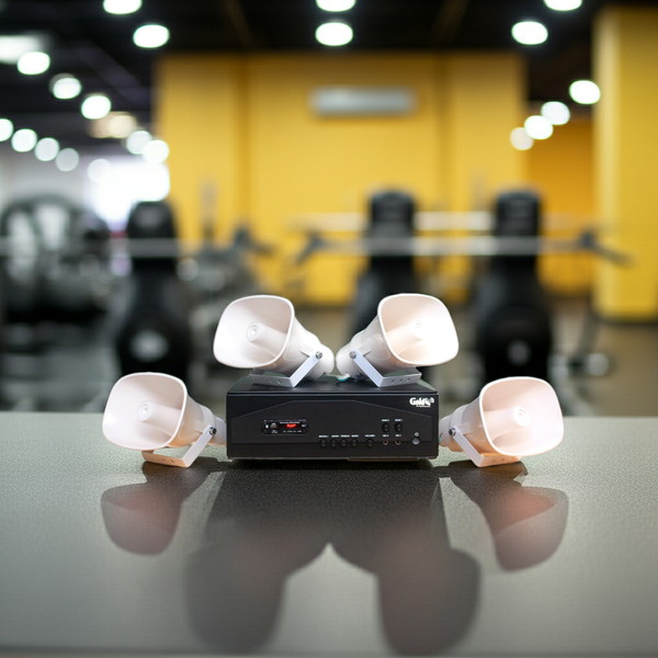 [Loa thông báo] Amply A917PU-100V-2K + 04 Ne20w, Amply hai vùng âm lượng, loa được thiết kế riêng, bật lớn không tạp âm, miễn phí công lắp đặt, bảo hành dài hạn 12 tháng.