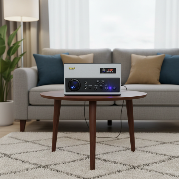 Dàn Hifi âm ly rời Amply W200  loa W60 Hippie style.