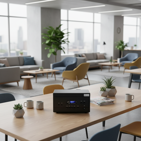 Amply tổng A907_DA (2 phân vùng đầu ra, 900w, đủ kết nối Bluetooth, RCA, AV, USB)