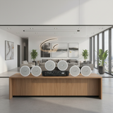 Dàn loa âm trần thông báo, phát nhạc nền tự động: A480F Goldsound 5 vùng âm lượng 480w + 6 loa âm trần VAT13, loa được thiết kế riêng cho quán, bật lớn không tạp âm, miễn phí công lắp đặt, bảo hành dài hạn 12 tháng