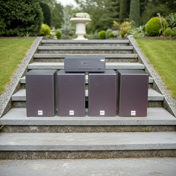 [Diện tích 160m2 + 02 Kênh] Amply A938 + 4 V230NT, Amply hai vùng âm lượng, loa được thiết kế riêng, bật lớn không tạp âm, miễn phí công lắp đặt, bảo hành dài hạn 5 năm.