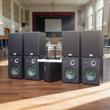 Dàn Acoustic chuyên nghiệp cho quán: 8 loa V230 + Đẩy A906 + Micro db 500Pro + Mixer KM330