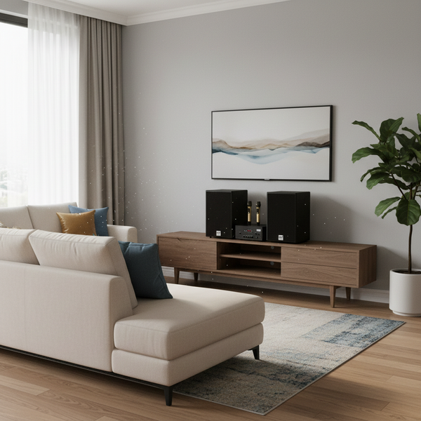 Dàn loa hát karaoke gia đình M230mi (Amply 900w + Loa 230 + 2 Micro không dây)