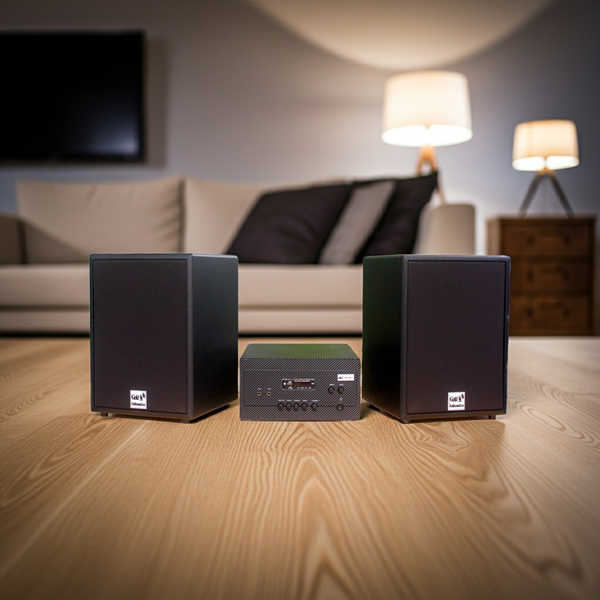 Dàn loa hát karaoke gia đình M230 (Amply 900w + Loa 230 + Micro dây)