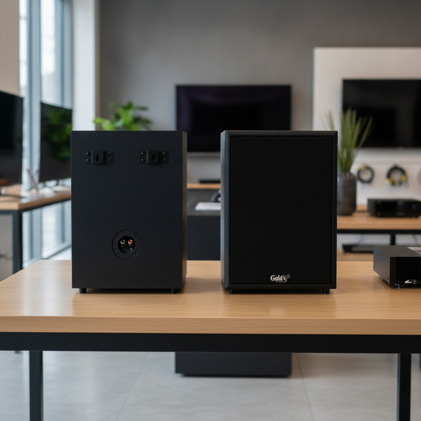 Loa vệ tinh treo tường V120 SG 120w Goldsound (Số lượng 1 loa), công suất 120w, loa bass 20 cm, treble 10 cm, kích thước rộng 28 cm, cao 39.5 cm, sâu 27 cm, bảo hành dài hạn 5 năm.