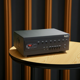 Amply A384PU-8V Goldsound (384w, 8 vùng bật/tắt, đủ kết nối Bluetooth, AUX, USB, TF)