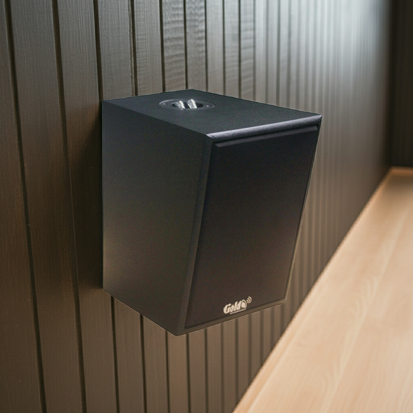 Loa Goldsound vệ tinh treo tường V55C_DA (Số lượng 1 loa) công suất 55w, loa bass 4 inch, treble 2 inch, kích thước rộng 20 cm, cao 28 cm, sâu 25 cm, bảo hành dài hạn 5 năm.