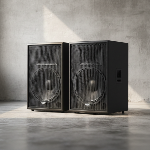 Loa Karaoke V258PU_DA - KA Goldsound (số lượng 1 loa), công suất 400w, loa bass 30 cm, treble kèn, kích thước rộng 60 cm, cao 40 cm, sâu 36 cm, phủ da cao cấp, bảo hành dài hạn 5 năm.