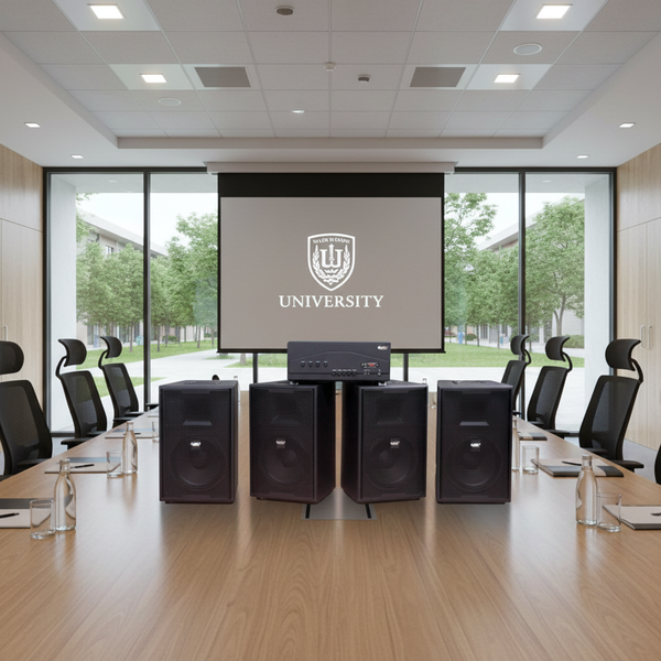 [Diện tích 160m2 + 04 Kênh] A917PU-4K Goldsound 4 vùng âm lượng 1500w + 4 loa Goldsound V258PU, Amply 4 - 6 vùng âm lượng, loa được thiết kế riêng cho quán, bật lớn không tạp âm, miễn phí công lắp đặt, bảo hành dài hạn 5 năm.