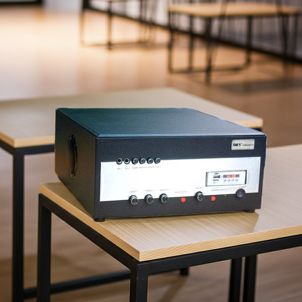 Amply Goldsound A900 Goldsound (công suất 900w, 2 phân vùng đầu ra, đủ kết nối Bluetooth, RCA, AV, USB)