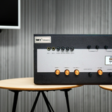 Âm ly A700M  (công suất 700w, 6 phân vùng đầu ra, đủ kết nối Bluetooth, RCA, AV, USB)