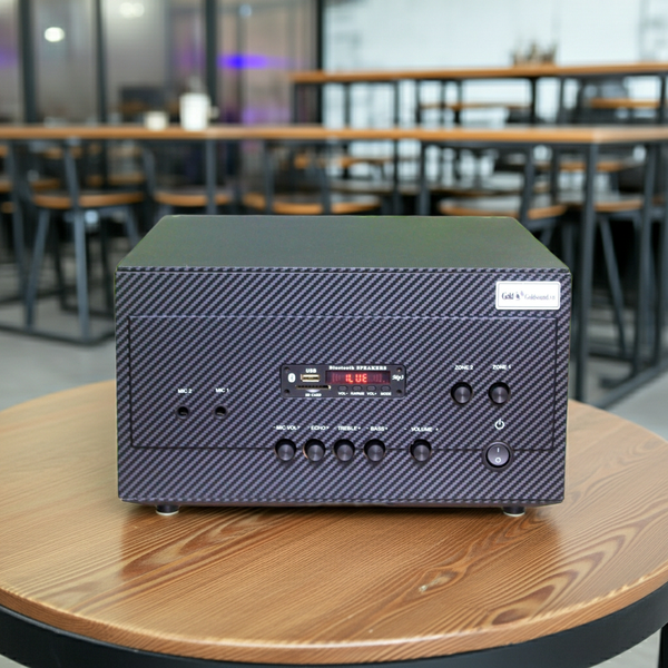 Amply tổng A907_TH (2 phân vùng đầu ra, 900w, đủ kết nối Bluetooth, RCA, AV, USB)