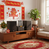 Hàng trưng bày: Dàn KARAOKE GOLD-230 (2 loa 230w + 1 amply 900w + 2 Micro không dây)