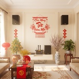 Hàng trưng bày: Dàn KARAOKE GOLD-230 (2 loa 230w + 1 amply 900w + 2 Micro không dây)